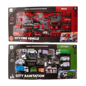 Mudelautode mängukomplekt 18-osaline