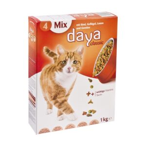 4mix kuivtoit kassidele loomaliha ja köögiviljadega 1kg