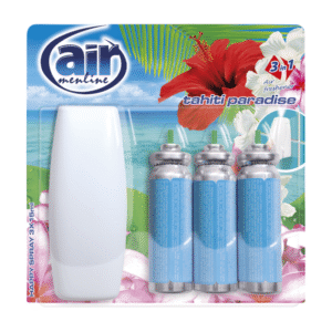 AIR Menline Õhuvärskendaja + täited 3x15ml Tahiti Paradise